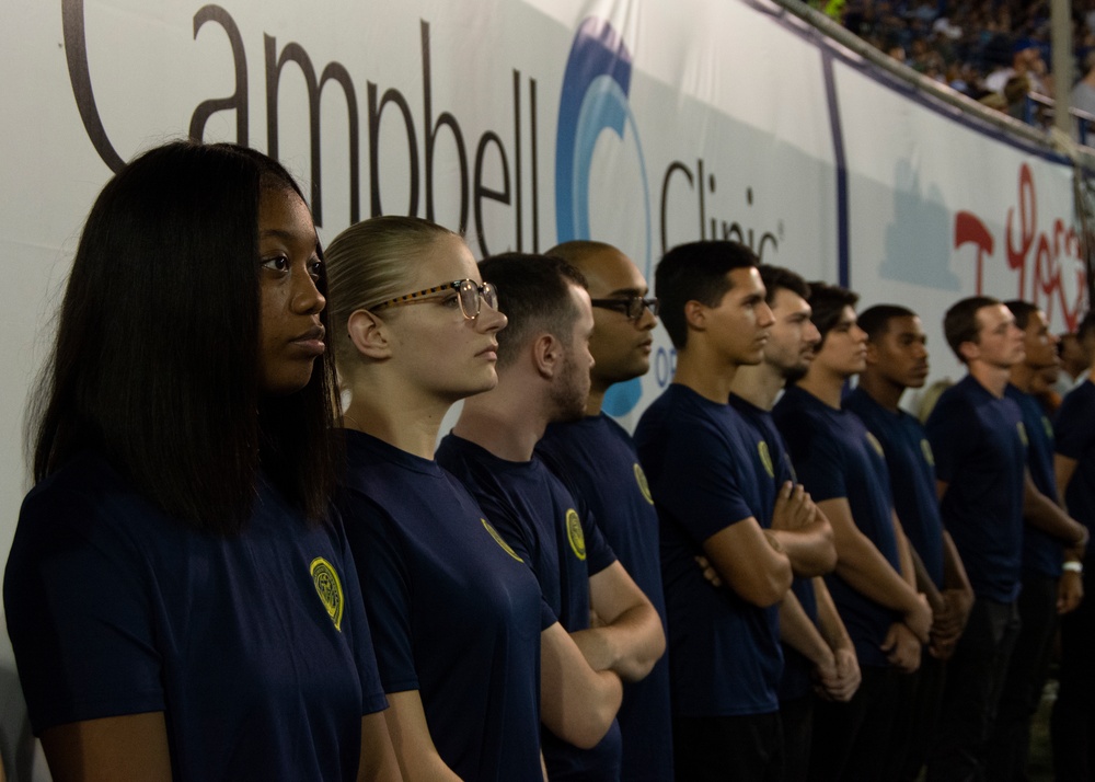 DVIDS - Images - NTAG New England Future Sailors Swear In At Patriots Game  [Image 2 of 3]