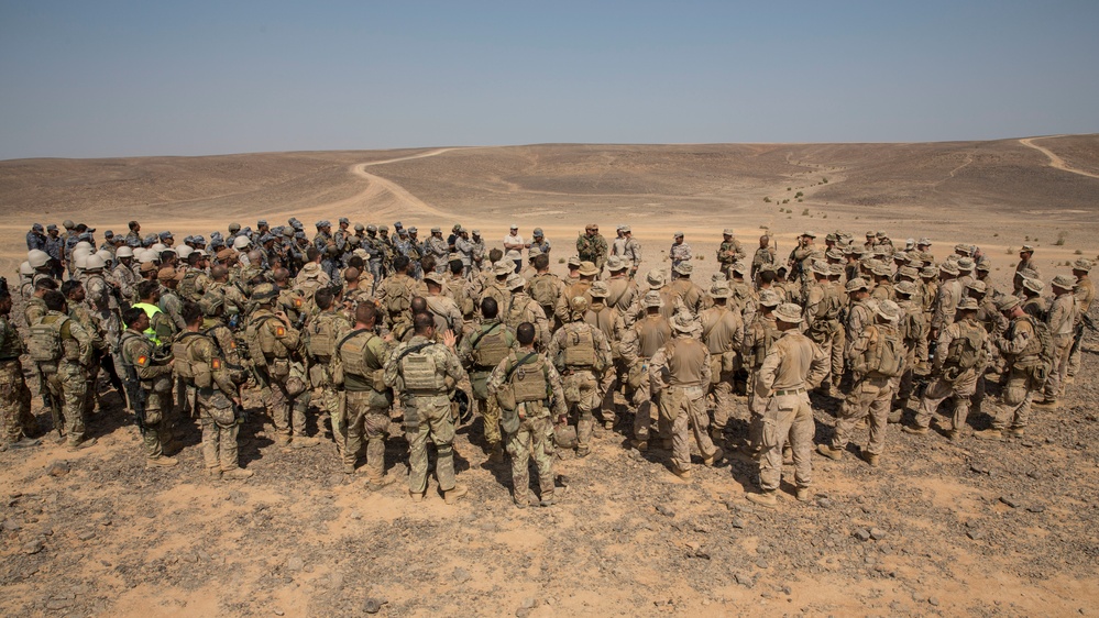 Live-fire Final Exercise in Wadi Shadiya
