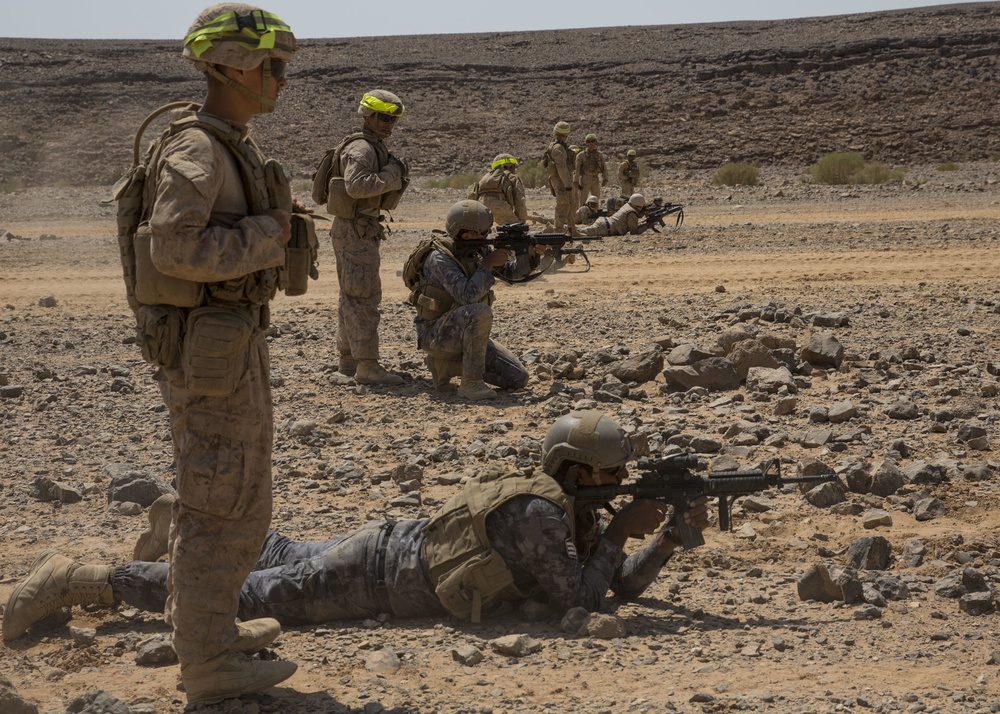 Live-fire Final Exercise in Wadi Shadiya