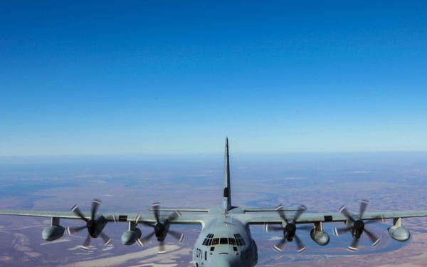 SPMAGTF-CR-AF ACE executes aerial refueling