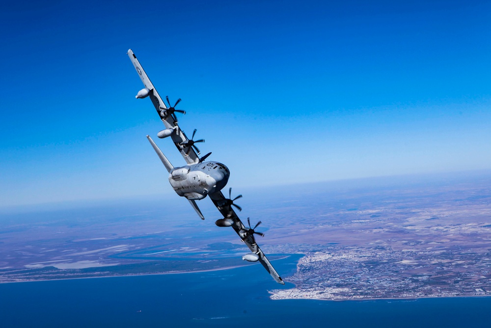 SPMAGTF-CR-AF ACE executes aerial refueling