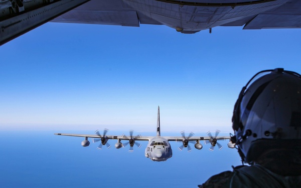 SPMAGTF-CR-AF ACE executes aerial refueling