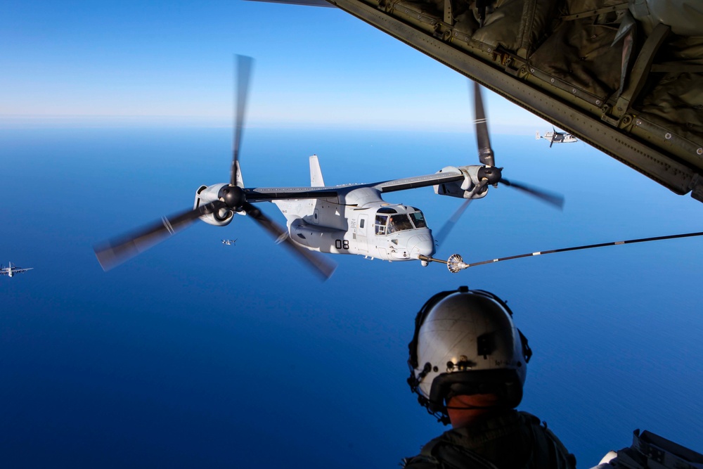 SPMAGTF-CR-AF ACE executes aerial refueling