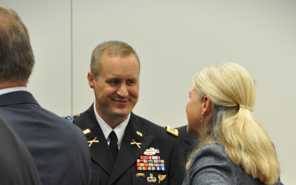 AFRICOM hosts a reception for the American Chamber of Commerce in Germany
