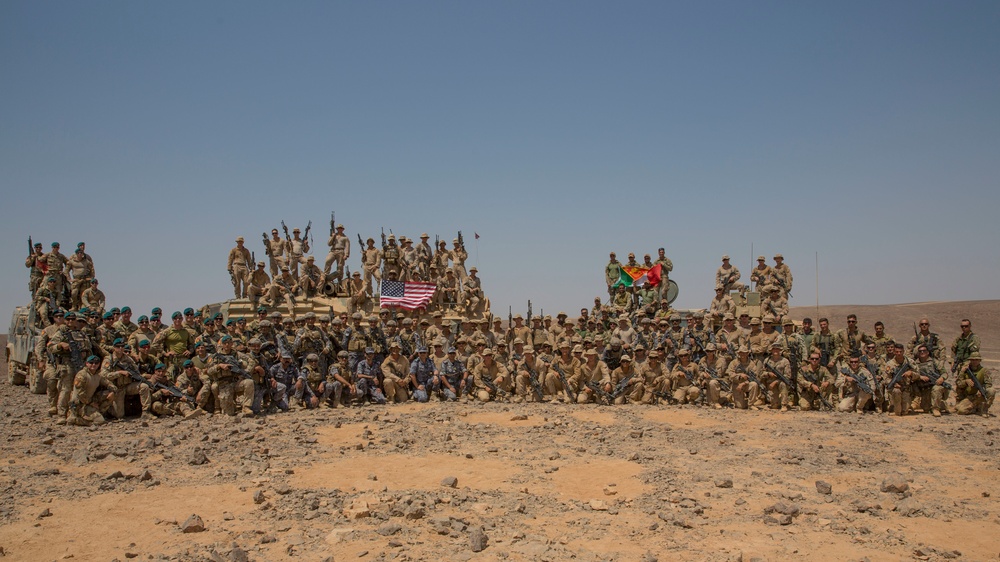Live-fire Final Exercise in Wadi Shadiya