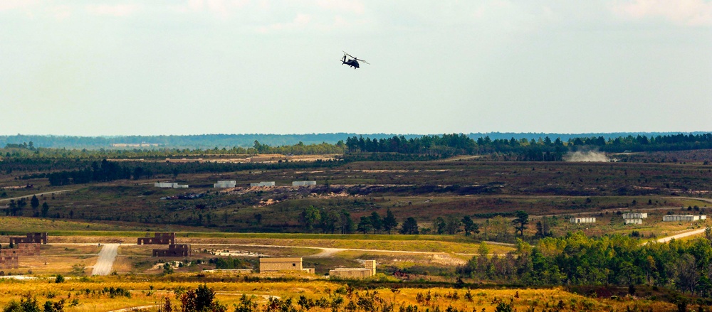 1st Battalion, 82nd Combat Aviation Brigade, 82nd Airborne Division achieves readiness and reach in a Combined Arms Live Fire Exercise
