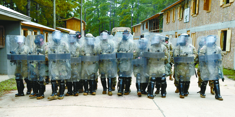 258th MPs conduct riot control training