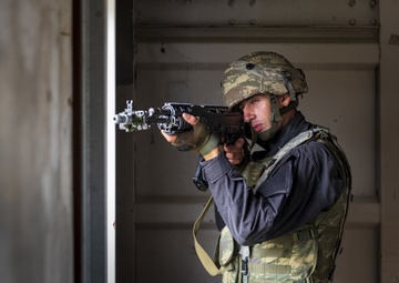 Azerbaijan, U.S. Soldiers Work Together as Opposing Force at Saber Junction