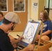 Artist visits Fort McCoy SAC/YC
