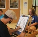 Artist visits Fort McCoy SAC/YC