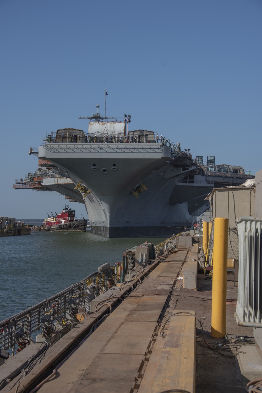 USS George Washington Departs