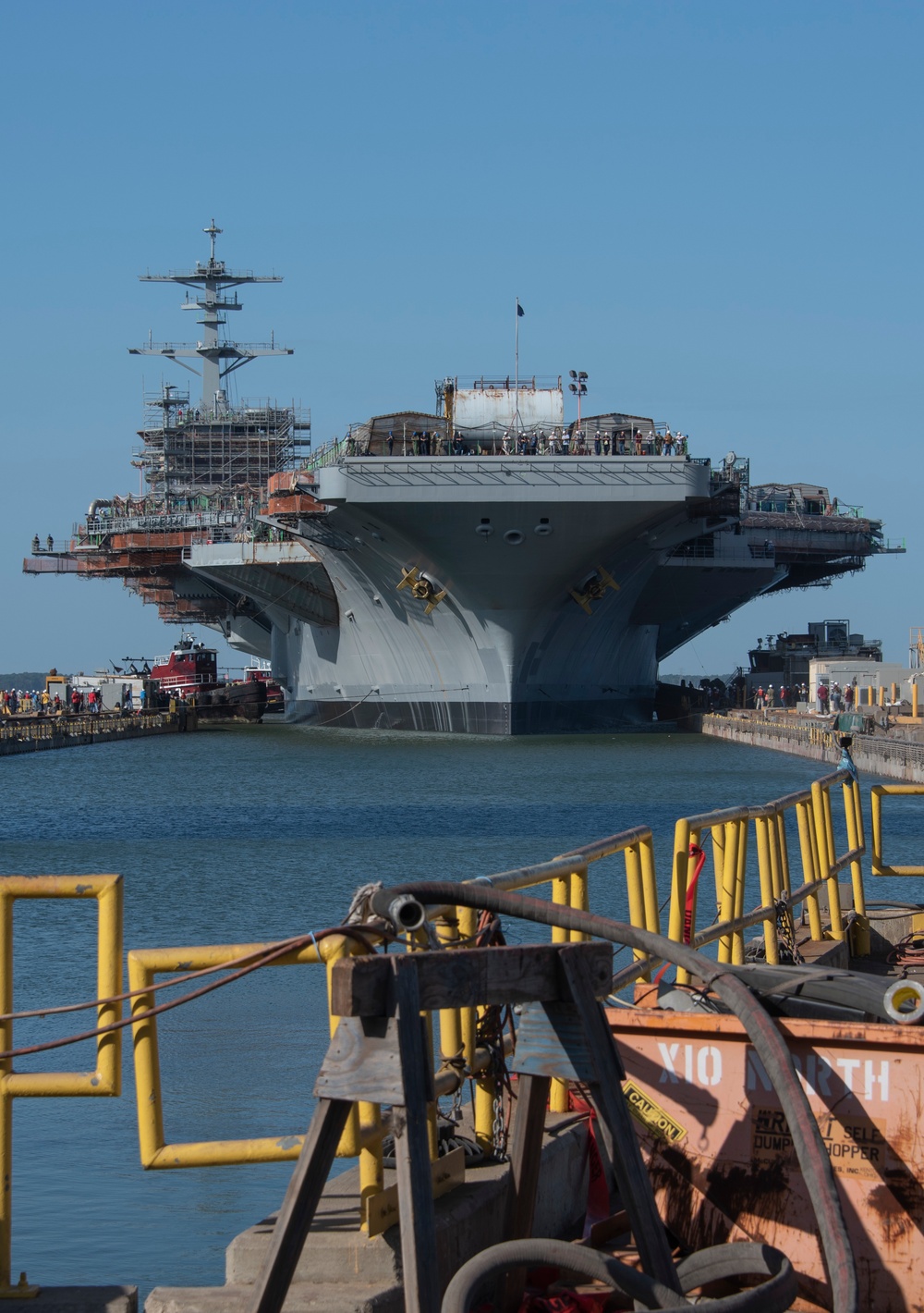 USS George Washington Departs