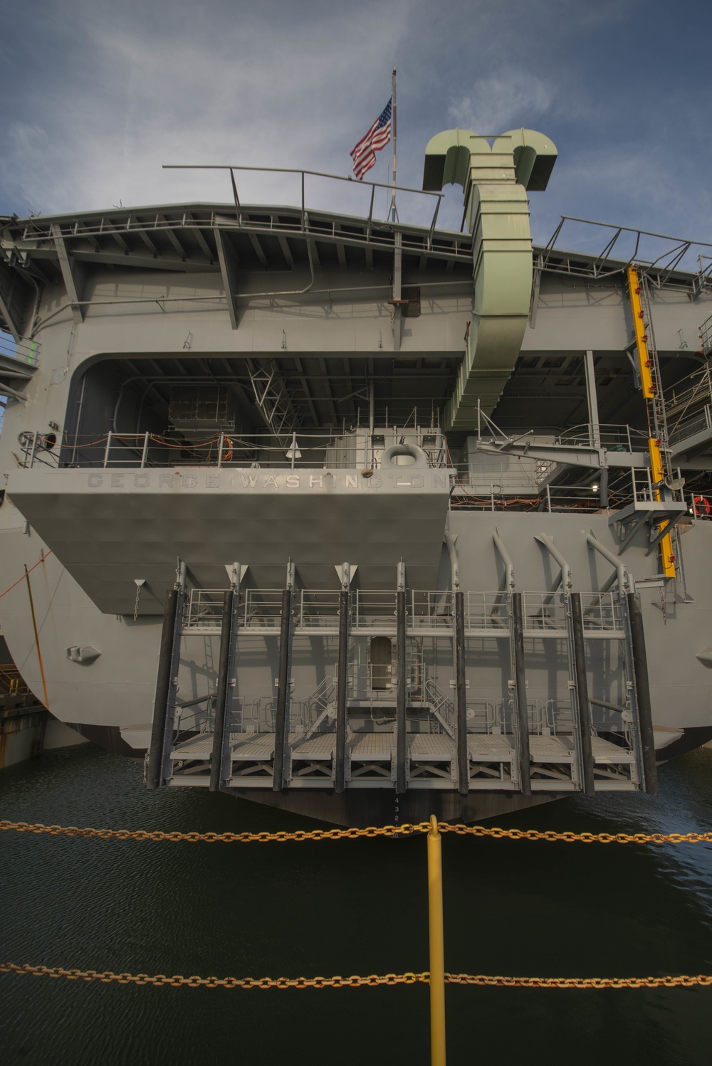 DVIDS - Images - USS George Washington Floods Dry Dock [Image 1 Of 5]