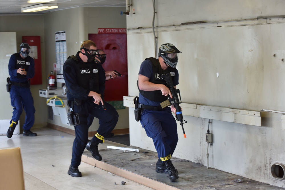 Coast Guard participates in active shooter exercise