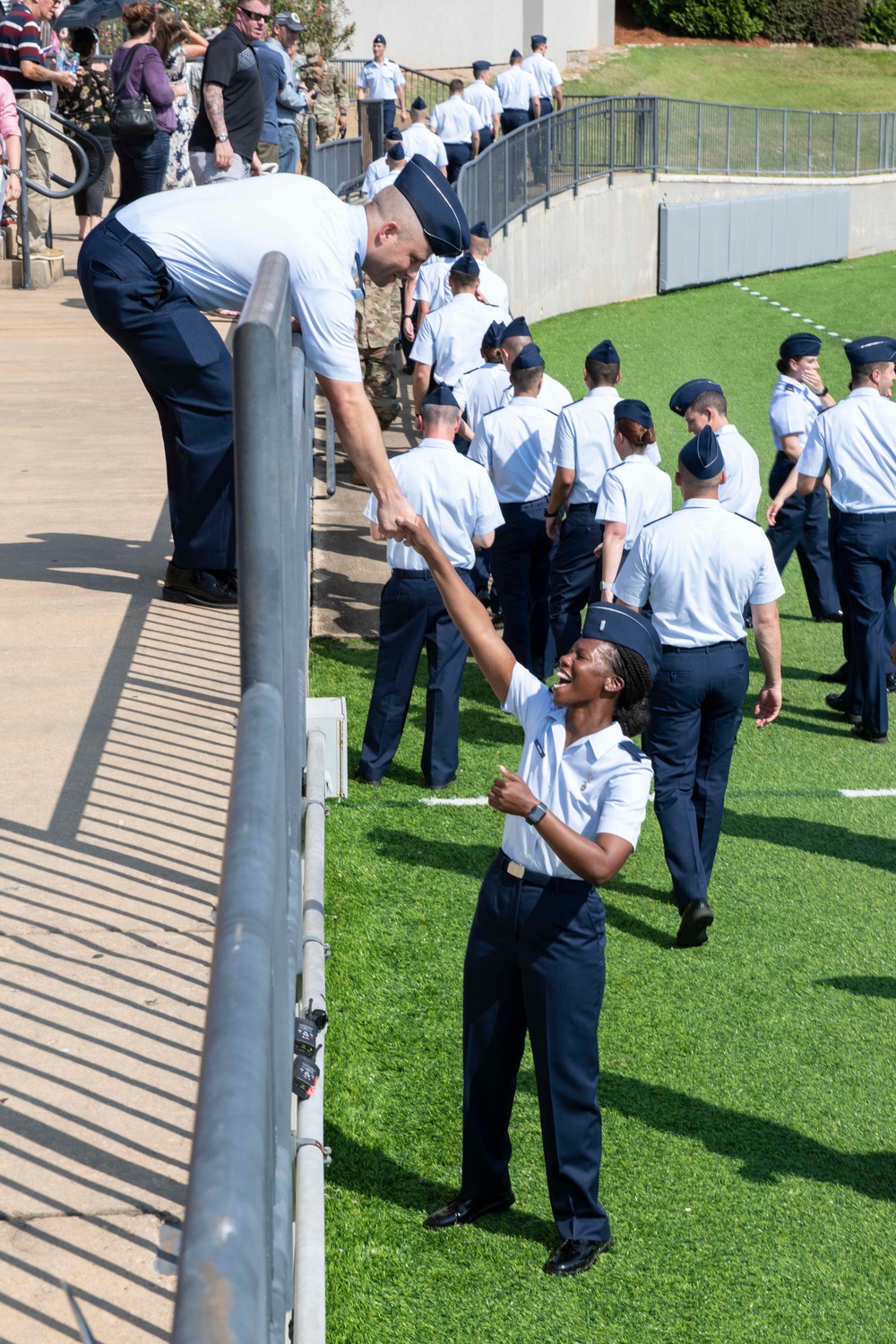 Officer Training School &quot;Godzilla&quot; class graduation