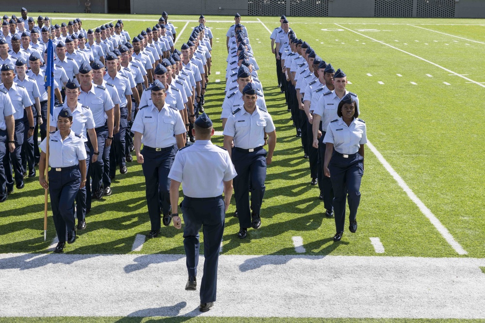 Officer Training School &quot;Godzilla&quot; class graduation