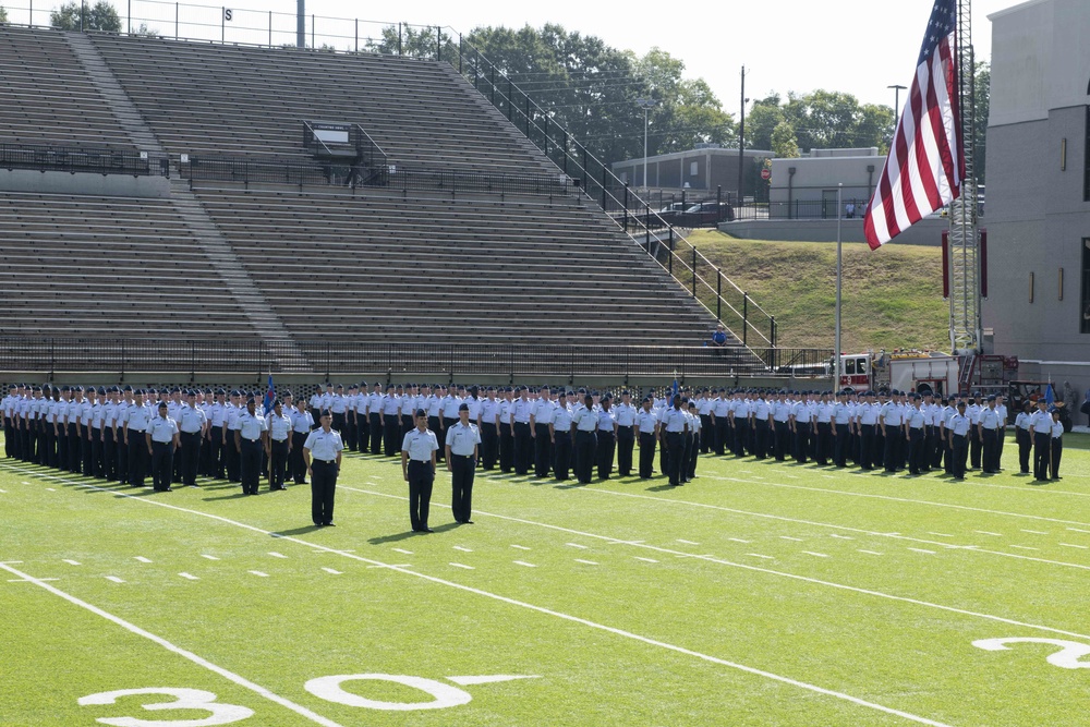 Officer Training School &quot;Godzilla&quot; class graduation