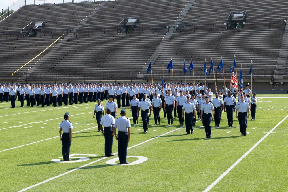 Officer Training School &quot;Godzilla&quot; class graduation