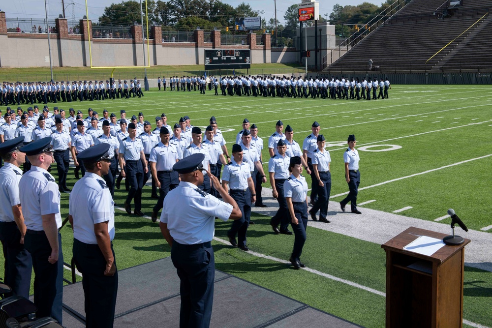 Officer Training School &quot;Godzilla&quot; class graduation