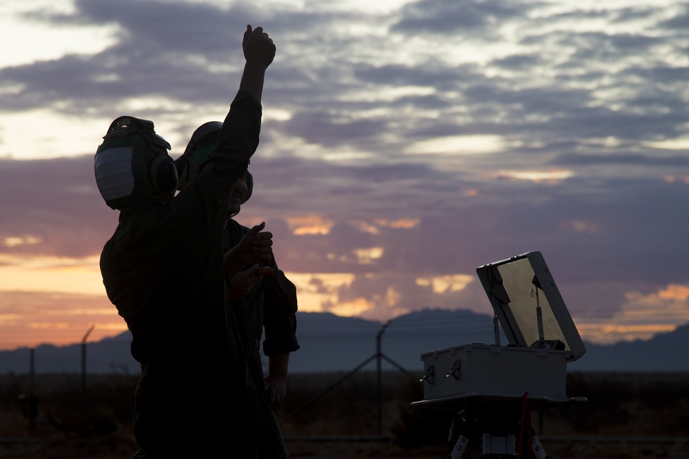 MAWTS-1 Marines Conduct an RQ-21 Launch