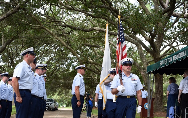 Air Station Houston honors first Coast Guard helicopter pilot