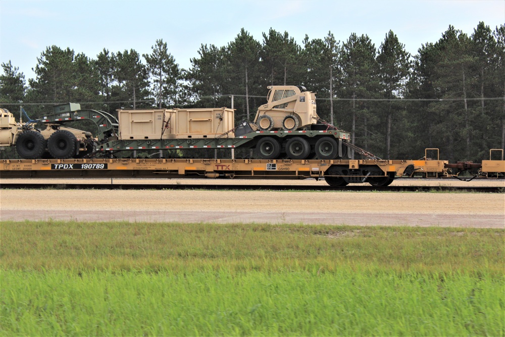 September 2019 Rail Movement at Fort McCoy