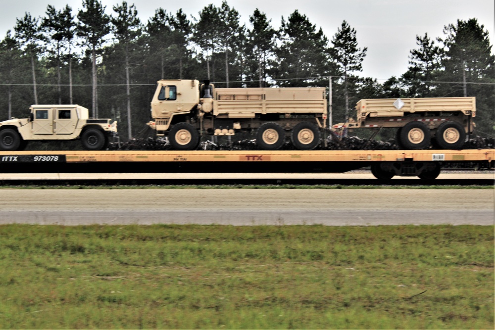 September 2019 Rail Movement at Fort McCoy