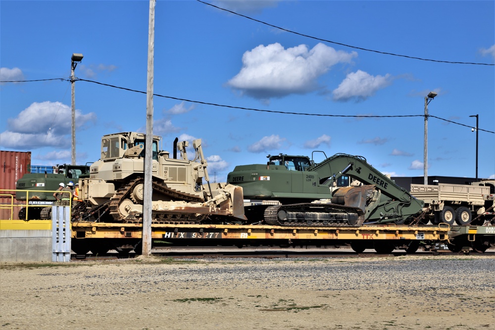 September 2019 Rail Movement at Fort McCoy