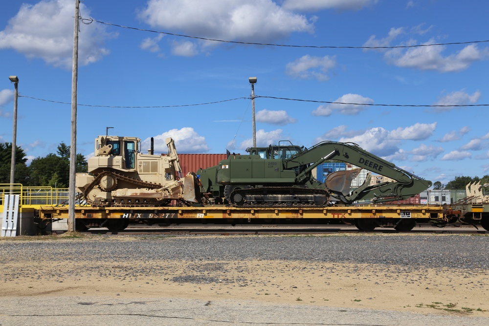 September 2019 Rail Movement at Fort McCoy