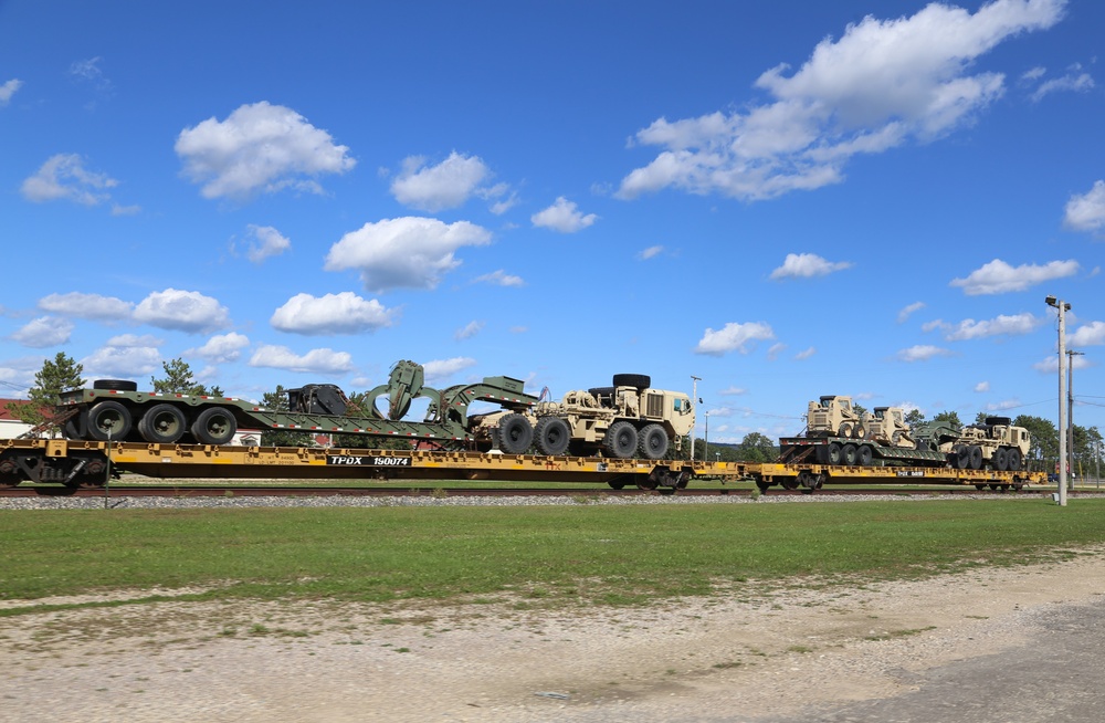 September 2019 Rail Movement at Fort McCoy