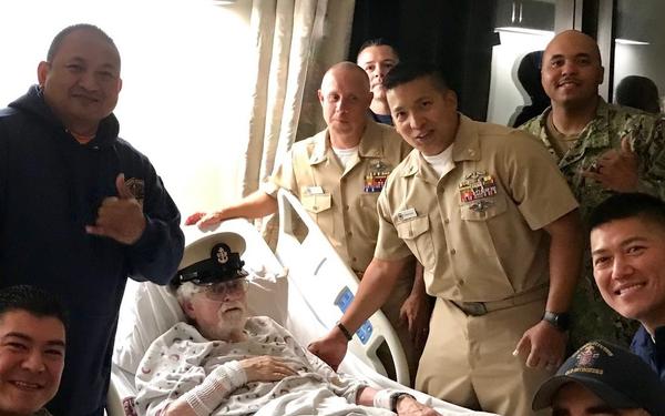 Once a Sailor always a Sailor: retired senior chief spends final days at NHB