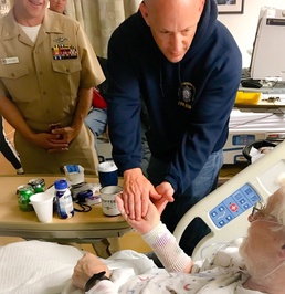 Once a Sailor always a Sailor: retired senior chief spends final days at NHB