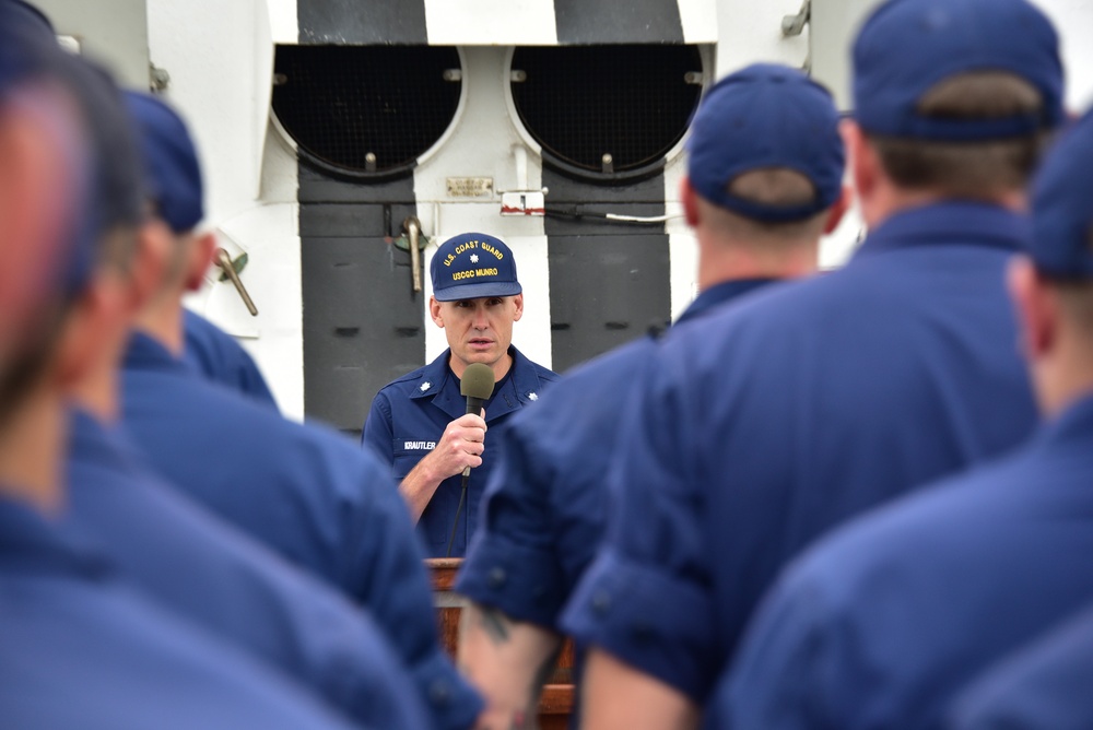 CGC Munro crew honors Medal of Honor namesake on anniversary of his combat death