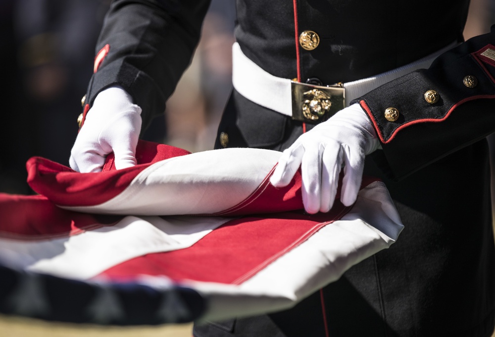 Marine Corps' support at the funeral service of Captain Vincent Liberto Jr.