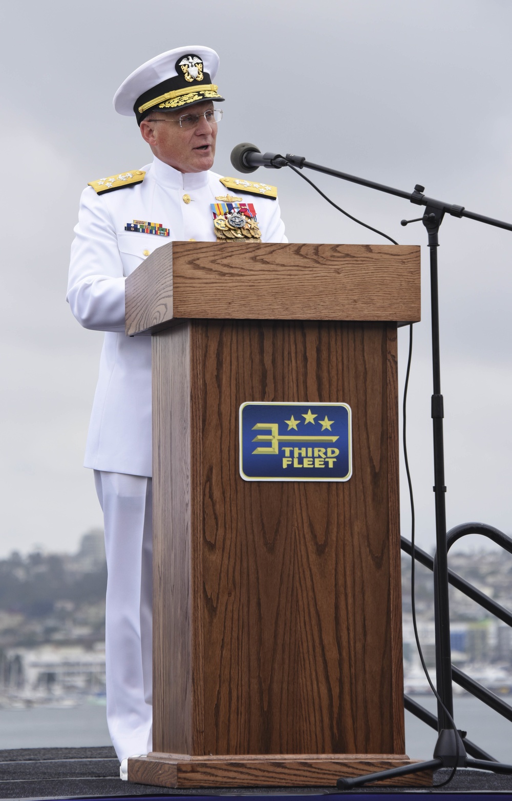 U.S. 3rd Fleet Changes Hands, Alexander Retires