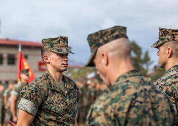 Cpl. Alfaro Receives NAM during his promotion