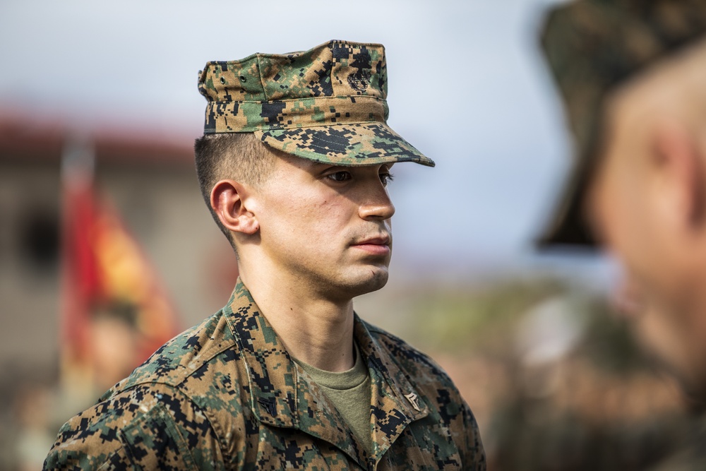 Cpl. Alfaro Receives NAM during his promotion