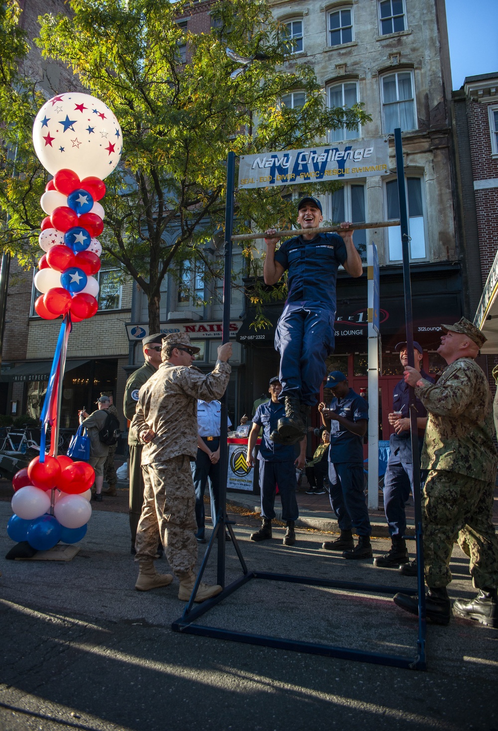 NRD Philadelphia Sailors particiapte FOX29 Salute the Military celebration