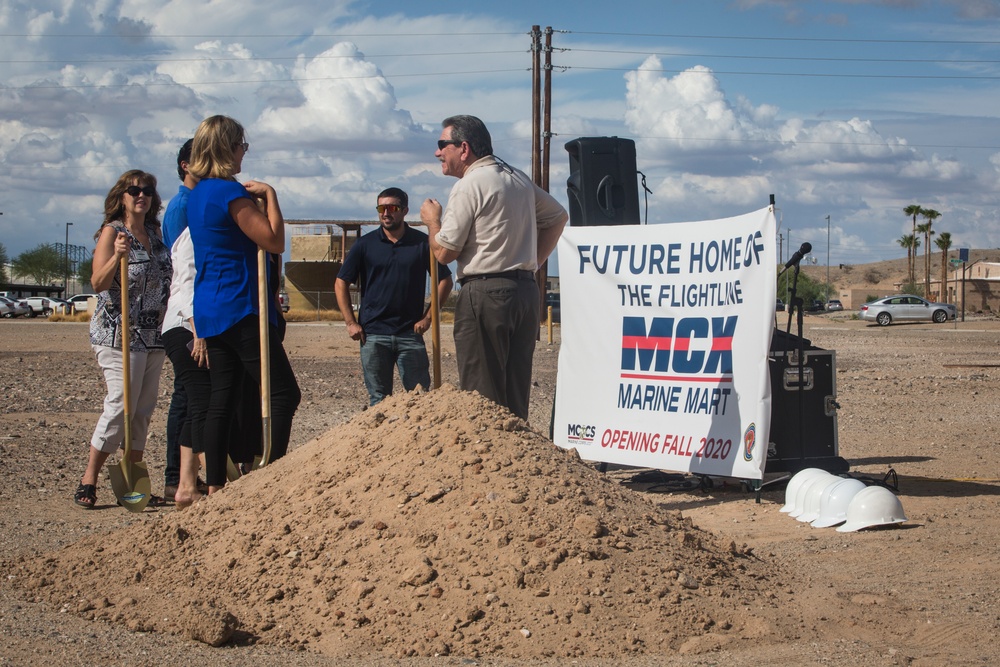 MCAS Yuma Groundbreaking Ceremony for Construction of Flightline Marine Mart