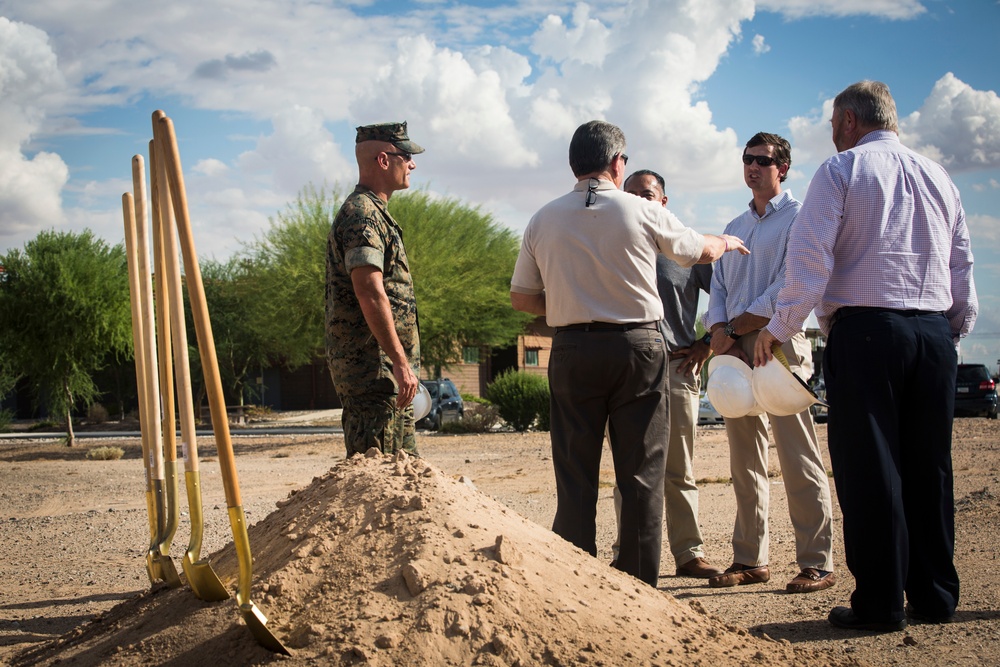 MCAS Yuma Groundbreaking Ceremony for Construction of Flightline Marine Mart