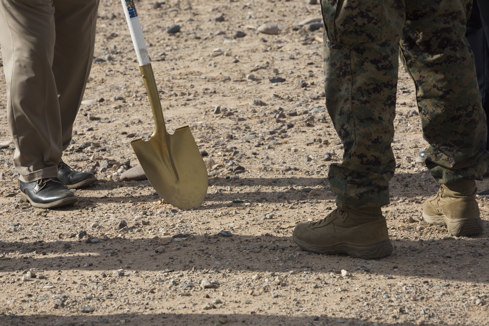 MCAS Yuma Groundbreaking Ceremony for Construction of Flightline Marine Mart