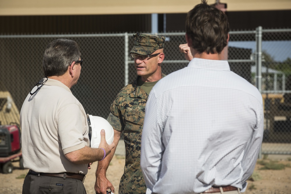 MCAS Yuma Groundbreaking Ceremony for Construction of Flightline Marine Mart