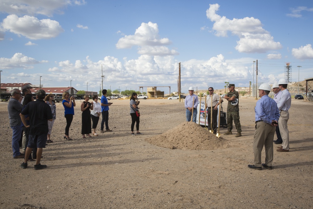 MCAS Yuma Groundbreaking Ceremony for Construction of Flightline Marine Mart