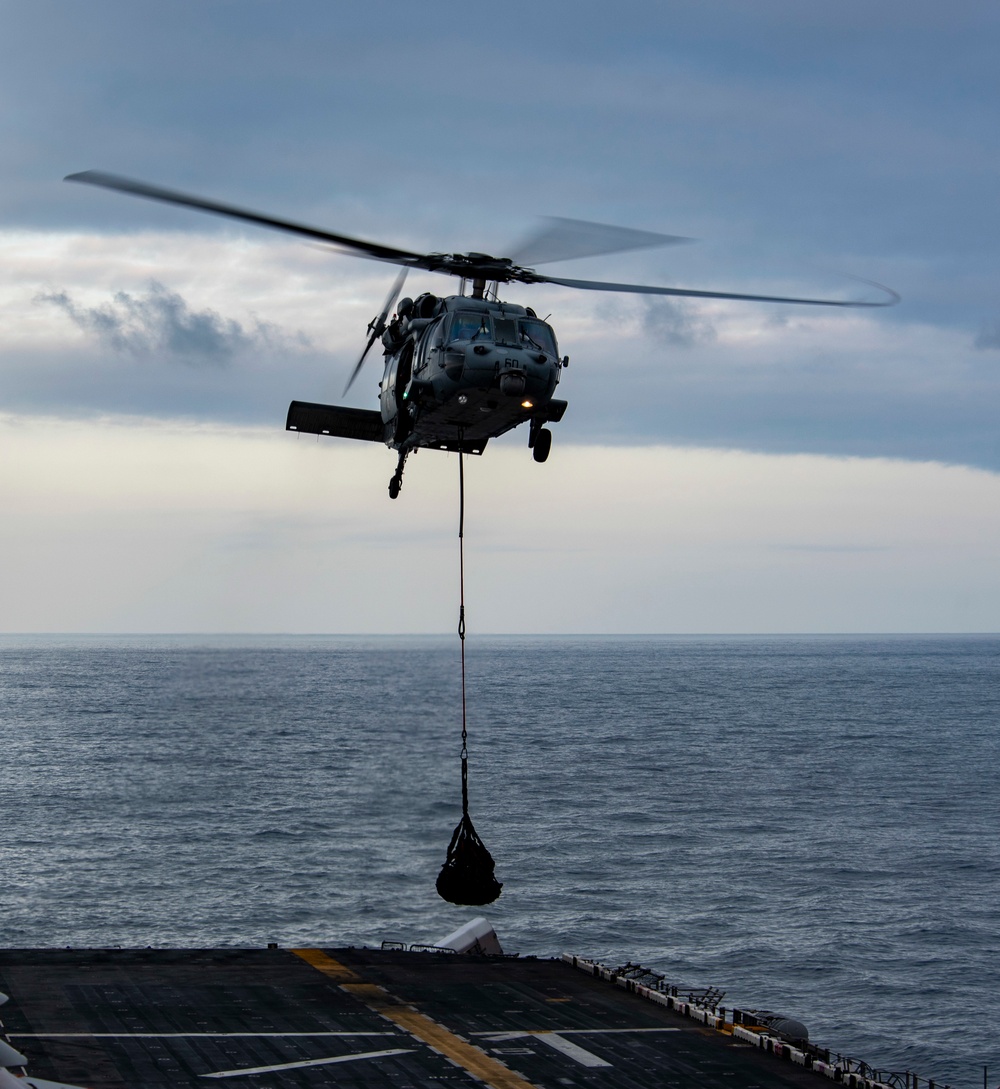 USS WASP (LHD 1) OPERATIONS AT SEA