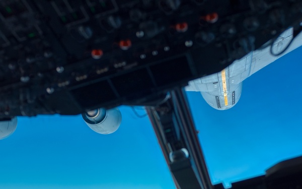 C-17 Conducts Aerial Refueling