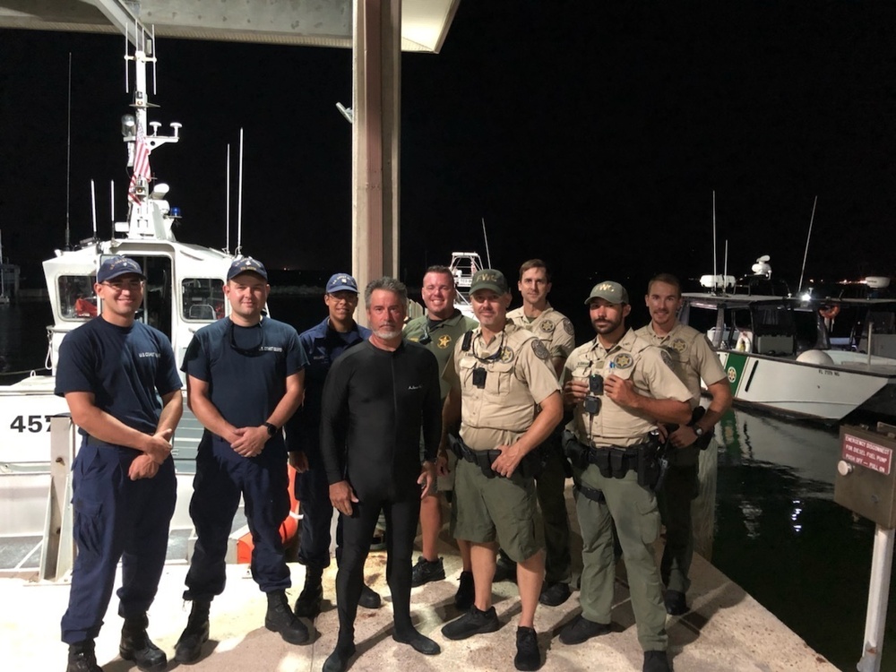 Missing diver located in stable condition near Destin, Florida