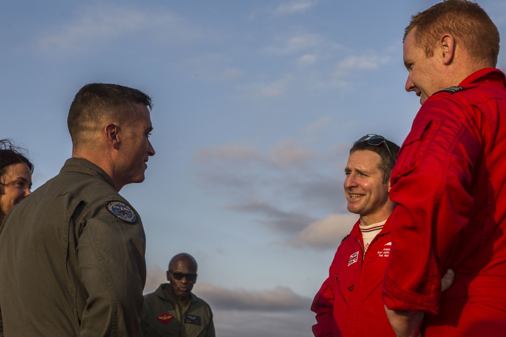 2019 MCAS Miramar Air Show: RAF Red Arrows Arrive