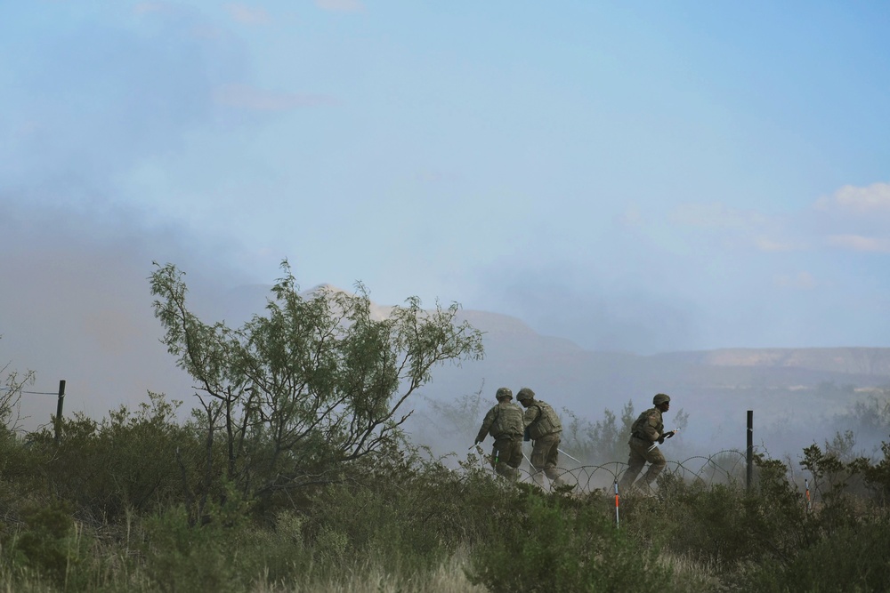 30th Armored Brigade Combat Team Sappers lead the way