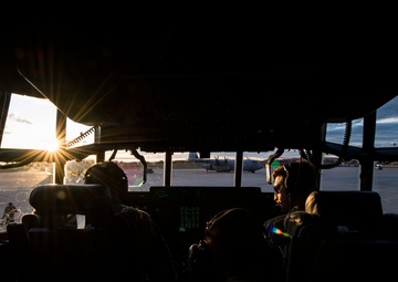 C-130 Hercules Fly Formation During Mobility Guardian 2019
