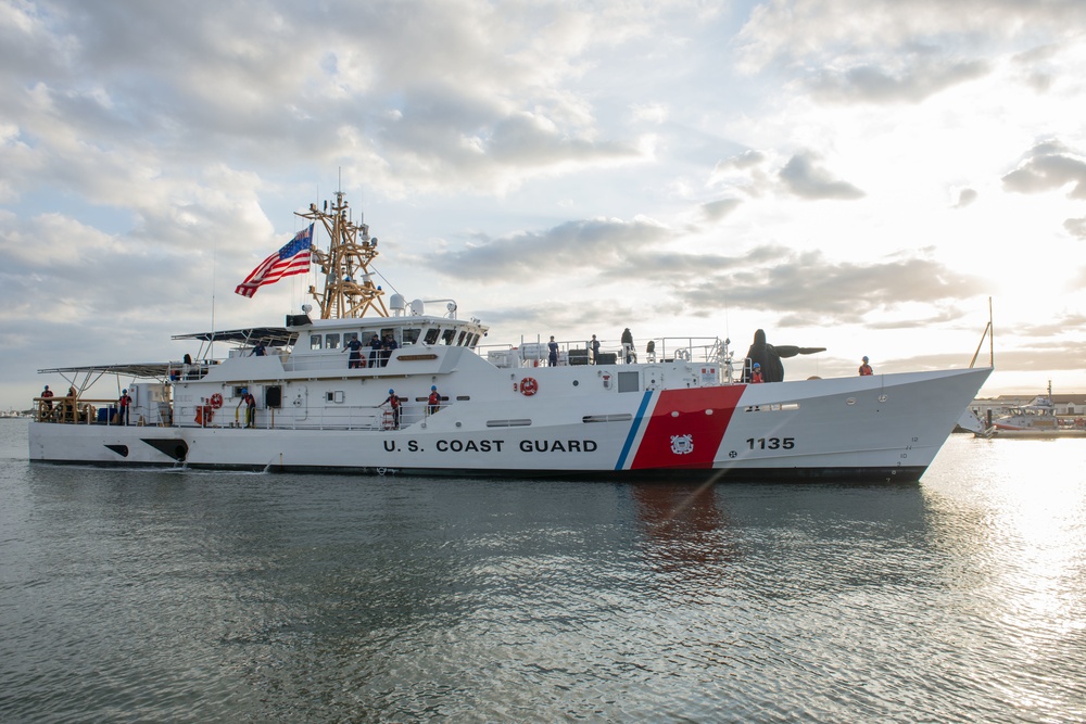 Coast Guard Cutter Angela McShan arrives at homeport